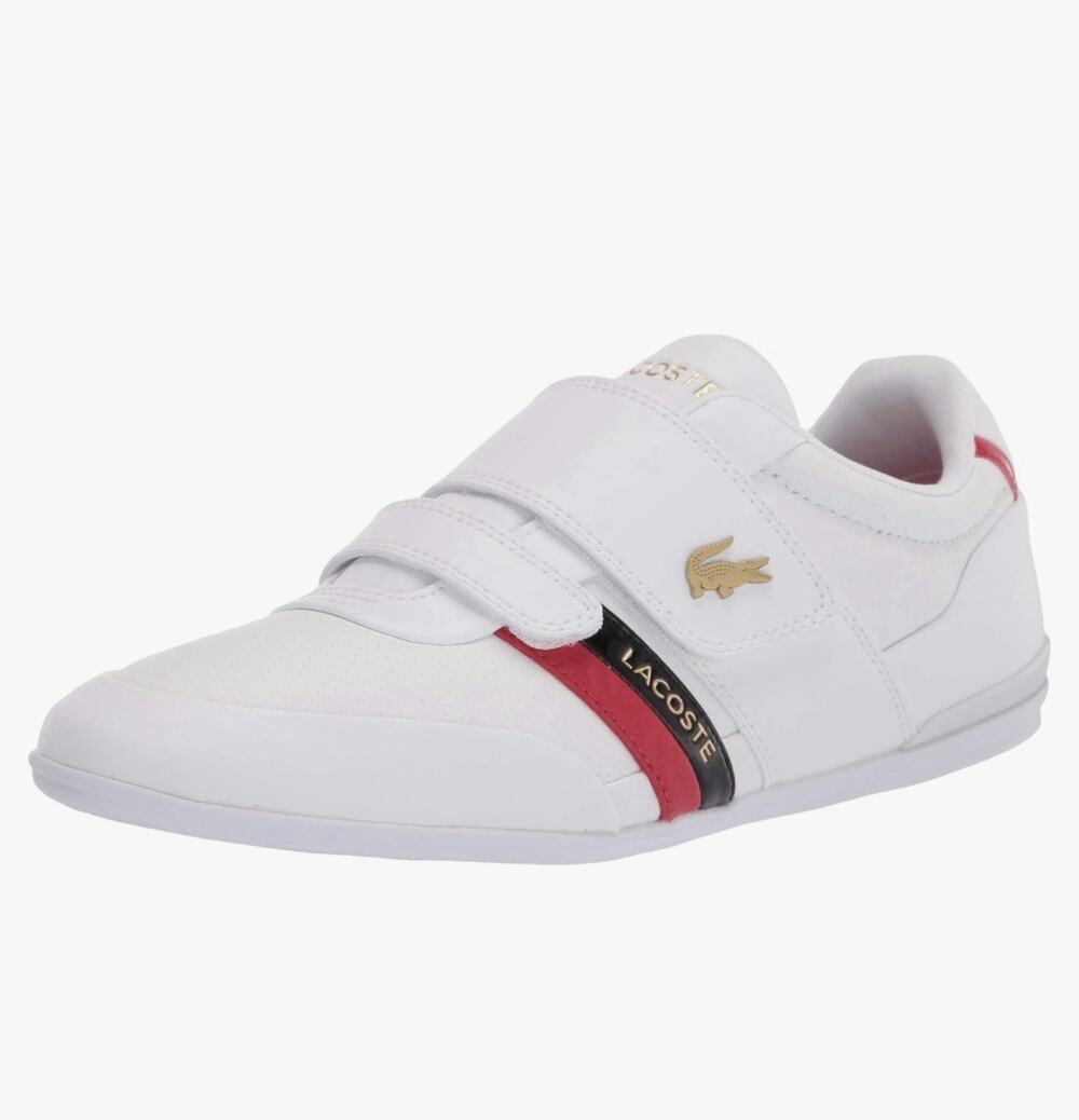 Lacoste Misano Strap Men's Sneakers 0120 1 CMA Size 9.5 Leather Off White